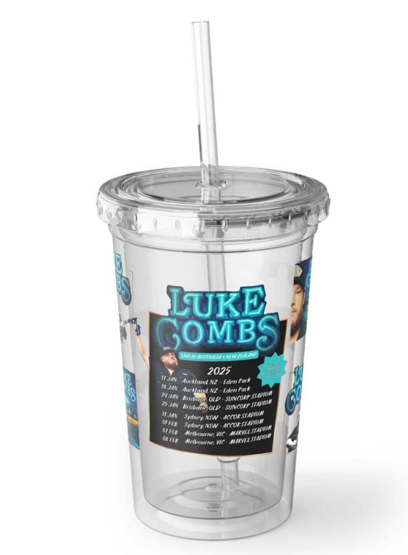 Luke combs Plastic Tumbler